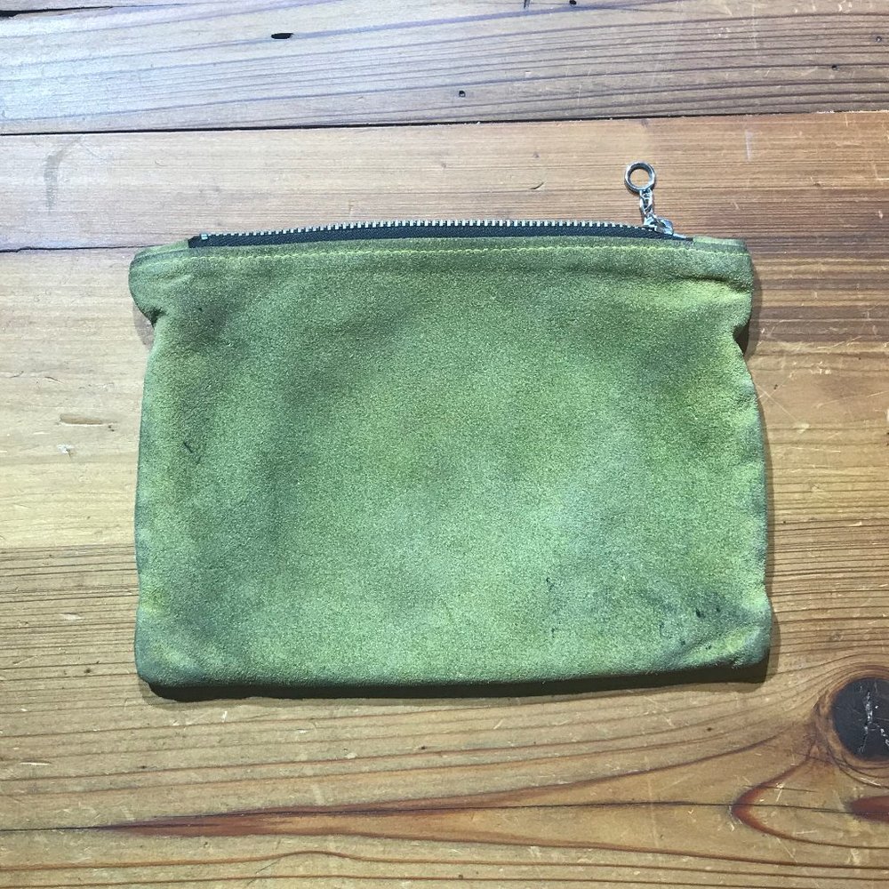 Green Suede Leather Change Purse *BUNDLE ITEM*